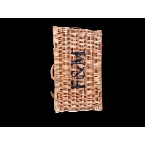 272 - F AND M WICKER BASKET