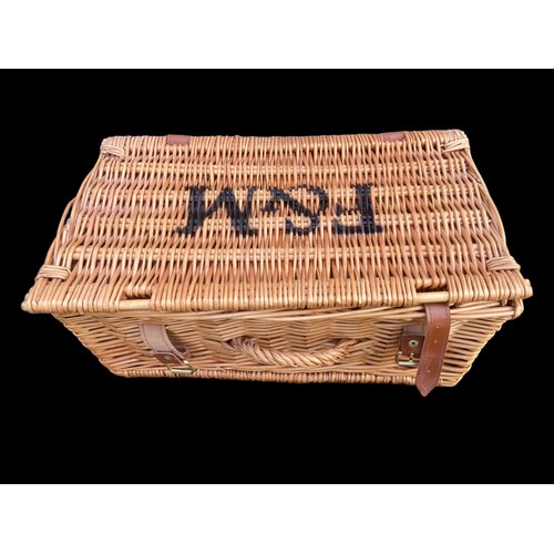 272 - F AND M WICKER BASKET