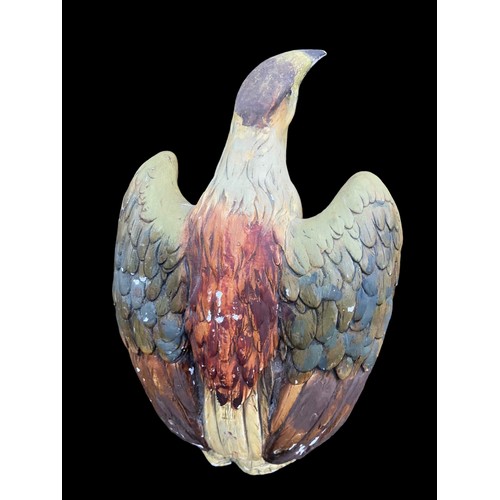 250 - A STUNNING EAGLE WITH A CERTIFICATE OF AUTHENCITY FOR STAFFORDSHIRE