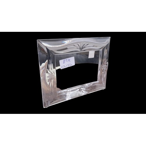 369 - A WATERFORD CRYSTAL PHOTOFRAME 7.5 x 6