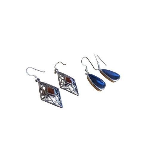 379 - 2 SETS OF SILVER EARRINGS BY ARGENTO