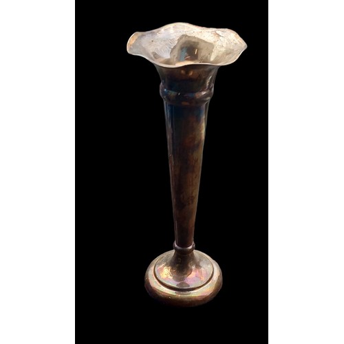 404 - BIRMINGHAM SILVER SPILL VASE 127.37g