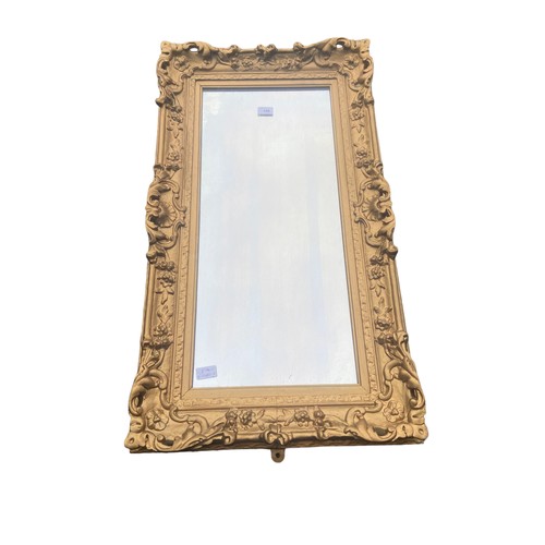 346 - AN ANTIQUE GILT FRAMED MIRROR OF GREAT QUALITY