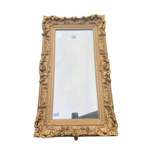 346 - AN ANTIQUE GILT FRAMED MIRROR OF GREAT QUALITY