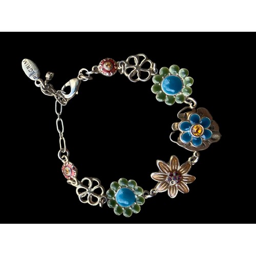 545 - A DANISH ENAMEL BRACELET