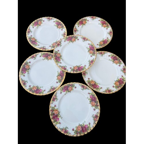 66 - SET OF 6 OLD COUNTRY ROSE PLATES 8