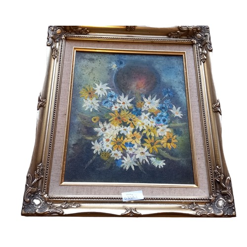 91 - 2 GILT FRAME OIL PAINTINGS BY DAPHNE KIRKWOOD