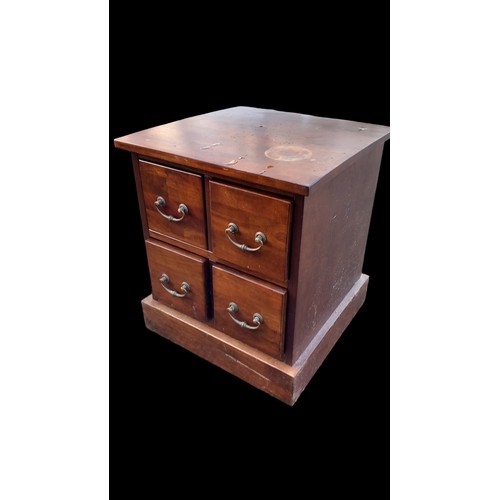 95 - PAIR OF 4 DRAWER BEDSIDES