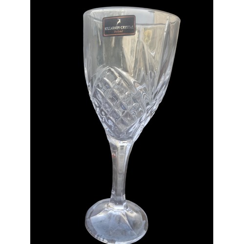 119 - AS NEW BOXED KILLARNEY CRYSTAL GLASS SET