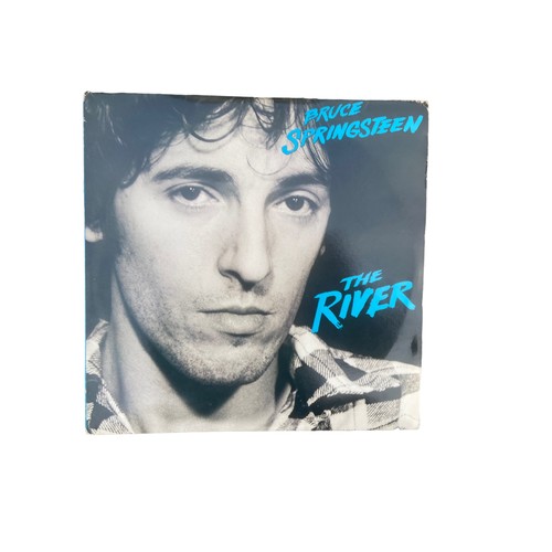 130 - 3 MIXED LP'S- BRUCE SPRINGSTEEN THE RIVER, THE DRIFTERS & ROLLED GOLD ROLLING STONES GREATEST HITS