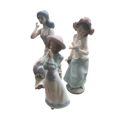 137 - 2 NAO FIGURINES & 1 OTHER