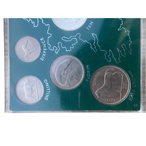 178 - A COMPLETE CASED SET OF 1966 EIRE COINS