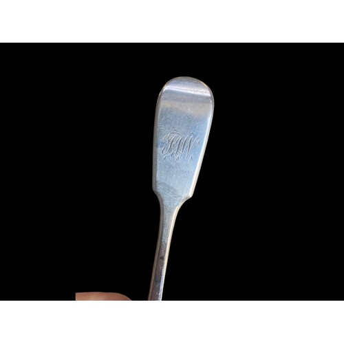 232 - A VICTORIAN EXETER SILVER TEASPOON WEIGHS 18.7G