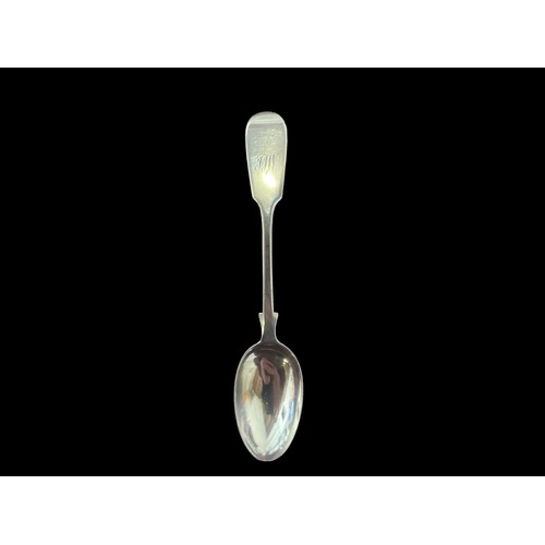 232 - A VICTORIAN EXETER SILVER TEASPOON WEIGHS 18.7G