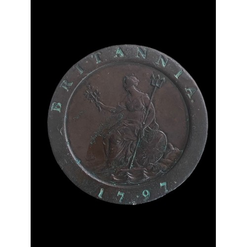 237 - A GEORGIAN 1797 COIN