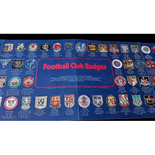 418 - COMPLETE ESSO COLLECTION FOOTBALL CLUB FOIL BADGES