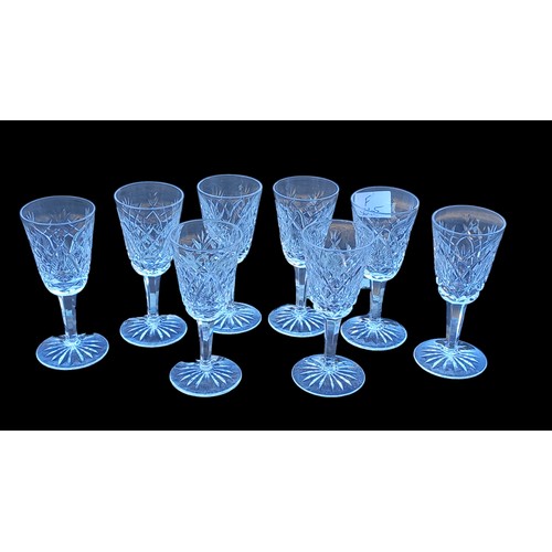 581 - A SET OF 8 WATERFORD PORT GLASSES