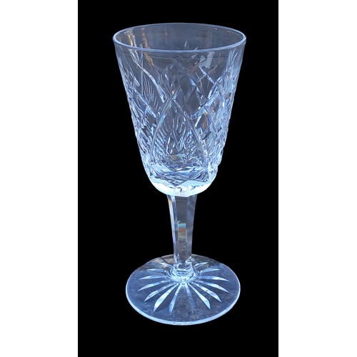 581 - A SET OF 8 WATERFORD PORT GLASSES