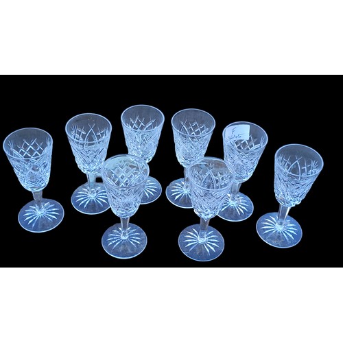 581 - A SET OF 8 WATERFORD PORT GLASSES