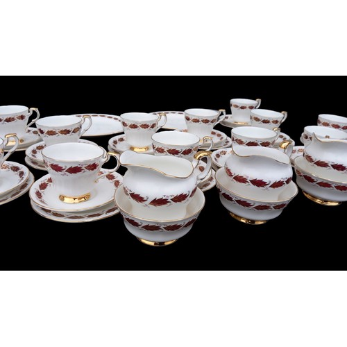 608 - A 44 PIECE ELEGANCE TEA SERVICE BY PARAGON