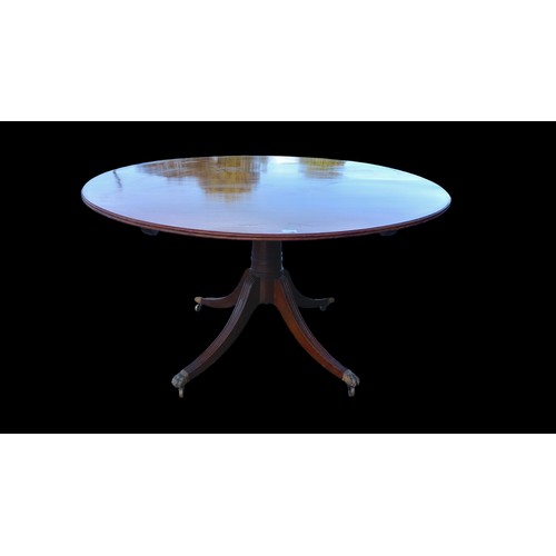 611 - ROUND REGENCY TILT TOP TABLE 54