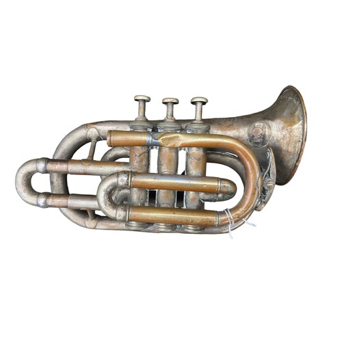 661 - A TRUMPET PRESENTED TO Mr S . EARLEY BY THE BELFAST CITY TRAMWAYS  MILITARY BAND