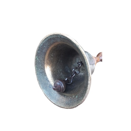 669 - A BRASS BELL 7.5