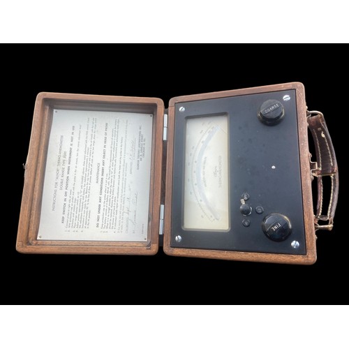 15 - A VINTAGE CASED THERMO & ANEMOMETER