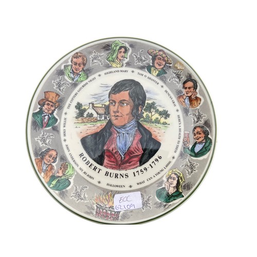 36 - A ROBERT BURNS ROYAL DOULTON PLATE 10