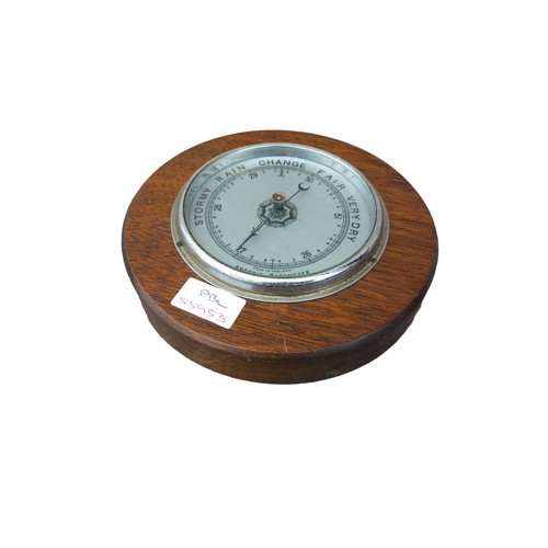 66 - ROUND OAK BAROMETER