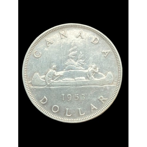 244 - A SILVER 1953 CANADA 1 DOLLAR