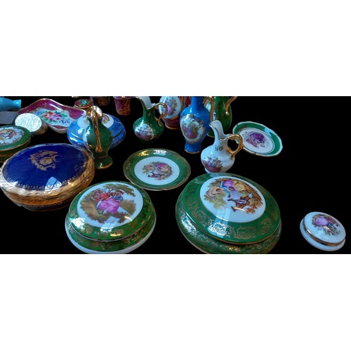 157 - A LARGE MIXED LOT OF LIMOGES