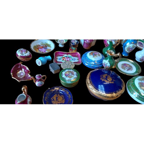 157 - A LARGE MIXED LOT OF LIMOGES