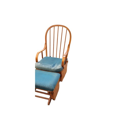 96 - GLIDER ROCKER WITH FOOTSTOOL