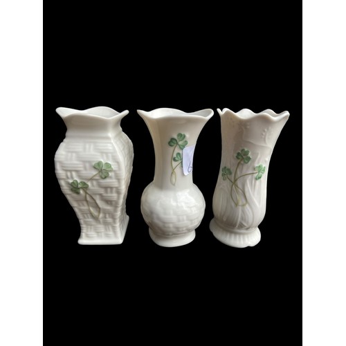 694 - 3 PIECES OF BELLEEK