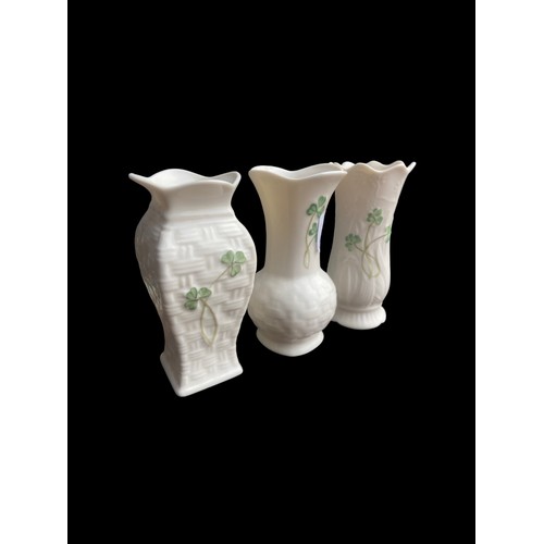 694 - 3 PIECES OF BELLEEK