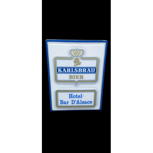 29 - KARLSBRAN BIER LIGHT UP SIGN 24x32