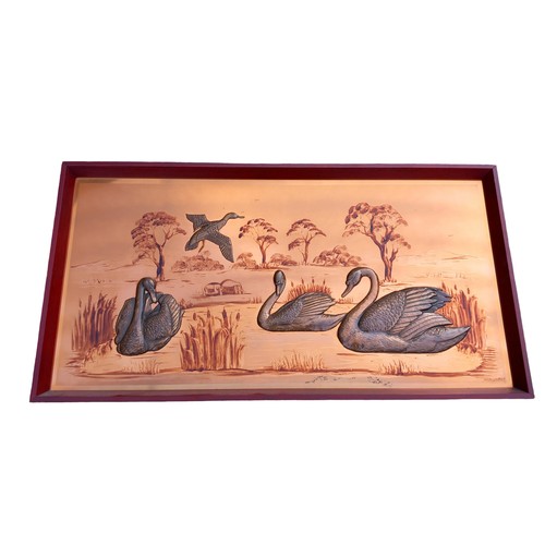 45 - COPPER SWAN PICTURE 36x19