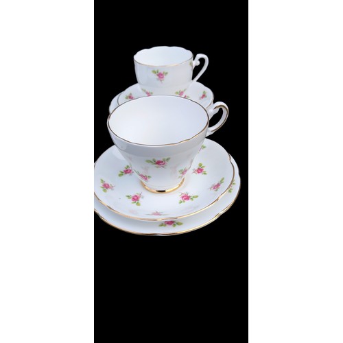 89 - PART BONE CHINA TEA SERVICE