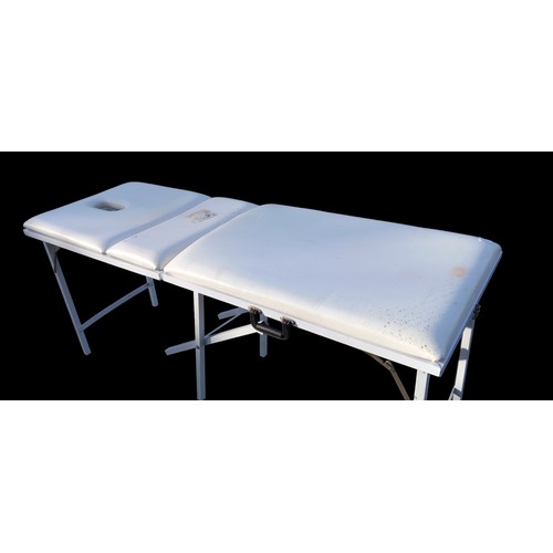 107 - FOLDING PORTABLE MASSAGE TABLE