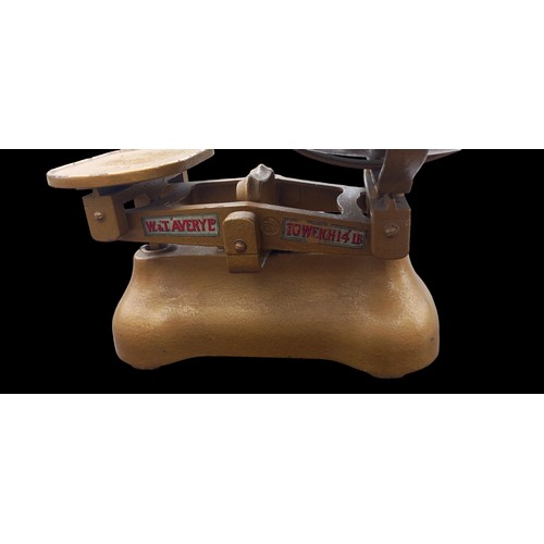 134 - CAST AVERY SCALES & WEIGHTS