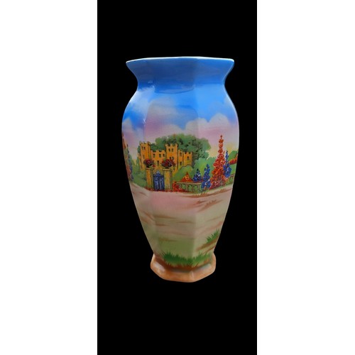 145 - A VINTAGE HAND PAINTED NEWHALL VASE 8