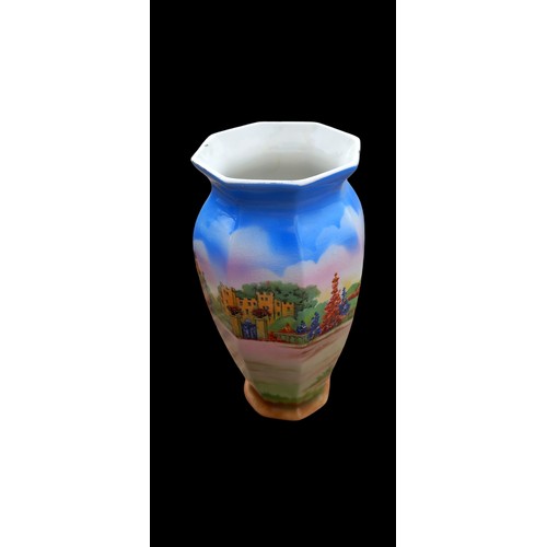 145 - A VINTAGE HAND PAINTED NEWHALL VASE 8