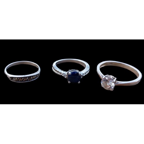 237 - 3 SILVER RINGS