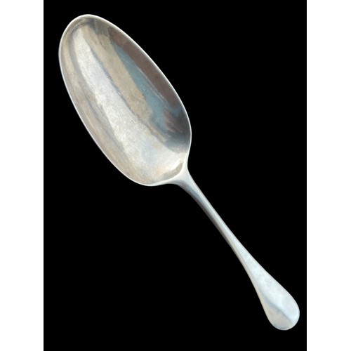 276 - AN EARLY LONDON SILVER SPOON 63grm