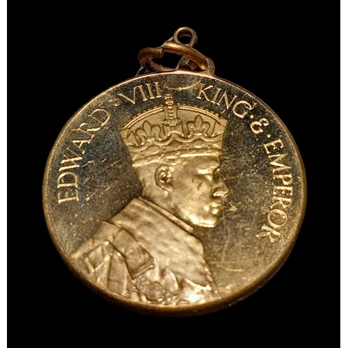 270 - ROWNTREES COCOA JELLIES AND GUMS COMMEMERATIVE 1937 CORONATION MEDAL FOR EDWARD VII
