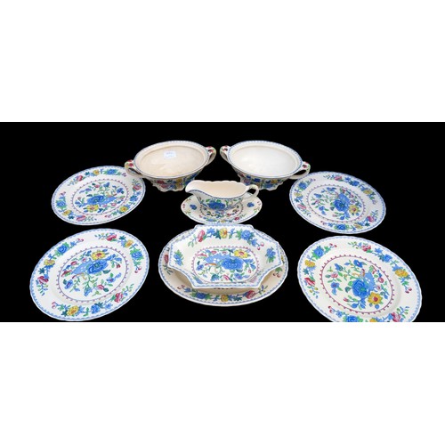 286 - LOT OF MASONS REGENCY PATTERN