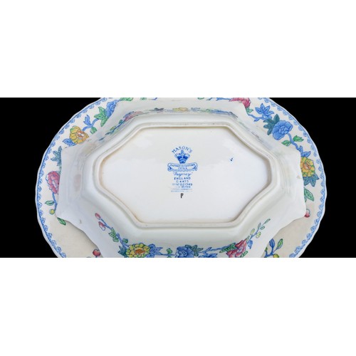 286 - LOT OF MASONS REGENCY PATTERN