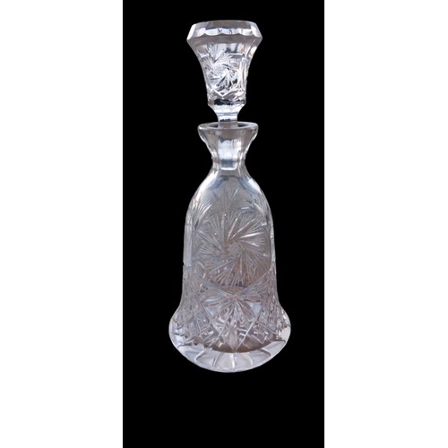 291 - 3 MIXED QUALITY CRYSTAL DECANTERS