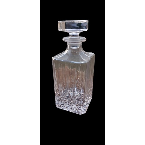 291 - 3 MIXED QUALITY CRYSTAL DECANTERS